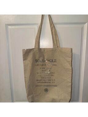 Women's Tan and Cream Bag
